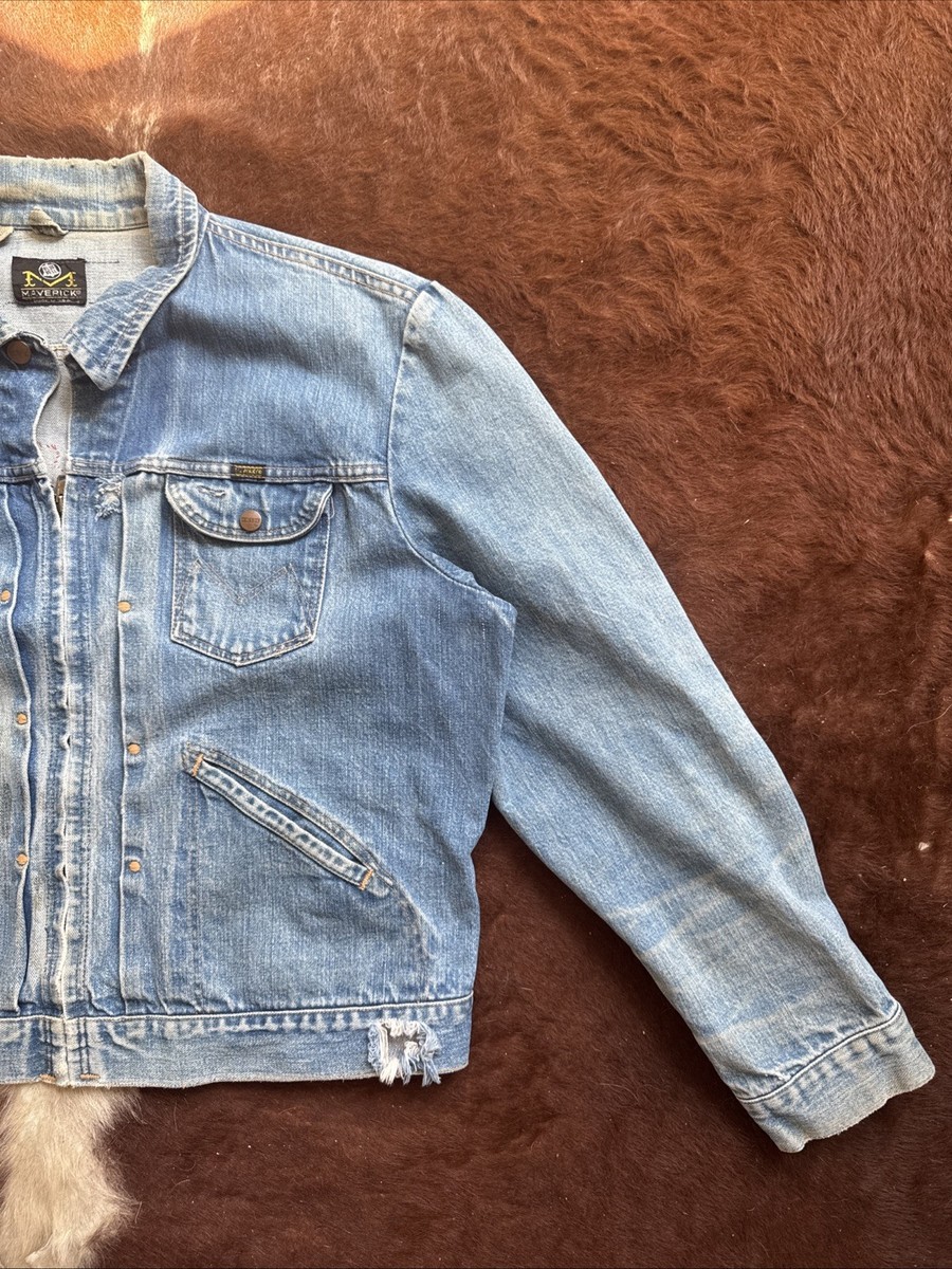Vintage 60s Maverick 24MJZ Selvedge Zip Fader Denim Jacket 48 | eBay