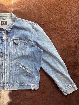 Vintage 60s Maverick 24MJZ Selvedge Zip Fader Denim Jacket 48 | eBay