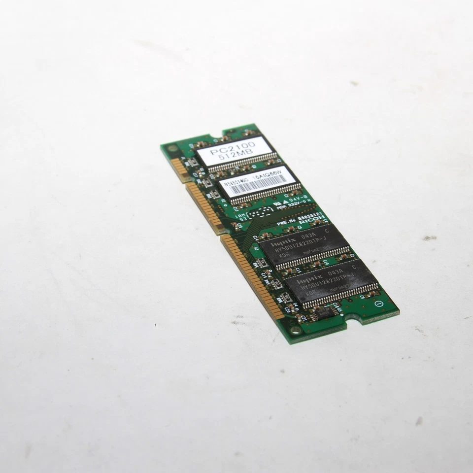 Ricoh B5855140 512MB DDR1 SO-DIMM Memory Module MP201/MP4000/MP5000 Untested - Image 2 of 3