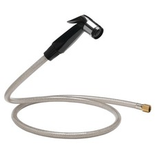 Plumb Craft Black Kitchen Sink Sprayer with Hose Attachment 7635100T, Water Hose