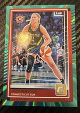 2025 Donruss WNBA Jacy Sheldon Teal Laser #/125 Connecticut Sun