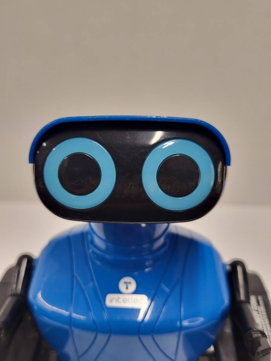 Intellec Robot Toy Robot Eyes Light Up Sound Works No Remote
