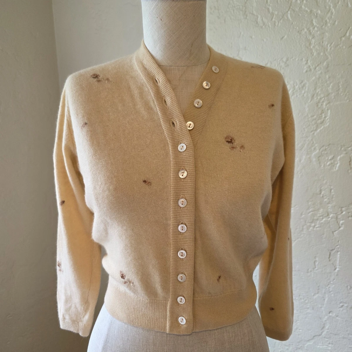 Ballantyne Cashmere カーディガン ベージュ 97㎝ 38 Ballantyne Cashmere カーディガン ベージュ 97㎝ 38 Ballantyne 100