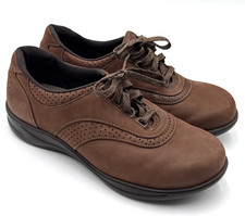 SAS Walk Easy Sneakers Shoes Chocolate Nubuck Women's 10 W - EUC