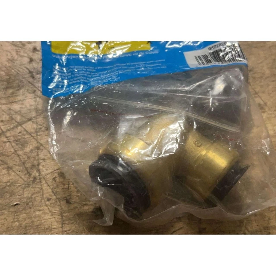 Watts Quick-Connect Reducing Elbow 1" CTS 3/4" Brass LF4717R-1814 Lead Free Dura - Image 2 of 4