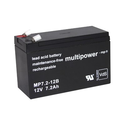 12V 7,2Ah Akku PB Bleigel AGM f. Wolf Rasenmäher Scooter Rover Batterie Accu 7Ah