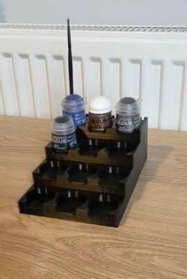 LERPO3D Warhammer airfix Model Paint And Paintbrush Holder organiser tidy 40k 40000