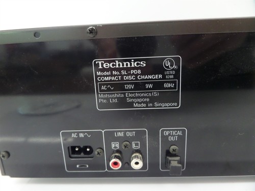 Technics SL-PD8 5 Disc CD Carousel Rotary Changer Player w/ Remote - Picture 9 of 15