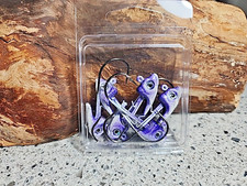 3/8 oz Swimbait jig heads w/ Mustad Needle Point Hooks 6 ct pack Custom  Paint