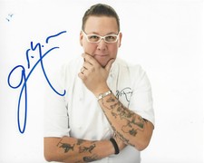 GRAHAM ELLIOT SIGNED AUTHENTIC 8X10 PHOTO D w/COA TOP CHEF COOK MASTERCHEF