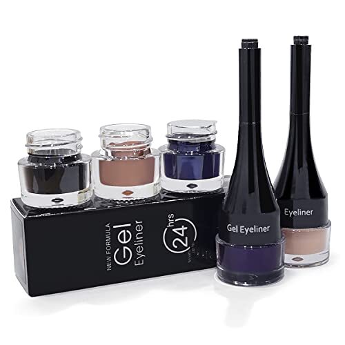 LSxia 2-in-1 Gel Eyeliner Set Tattoo Eyeliner Waterproof Smudge Proof Eyeline... - Picture 9 of 10