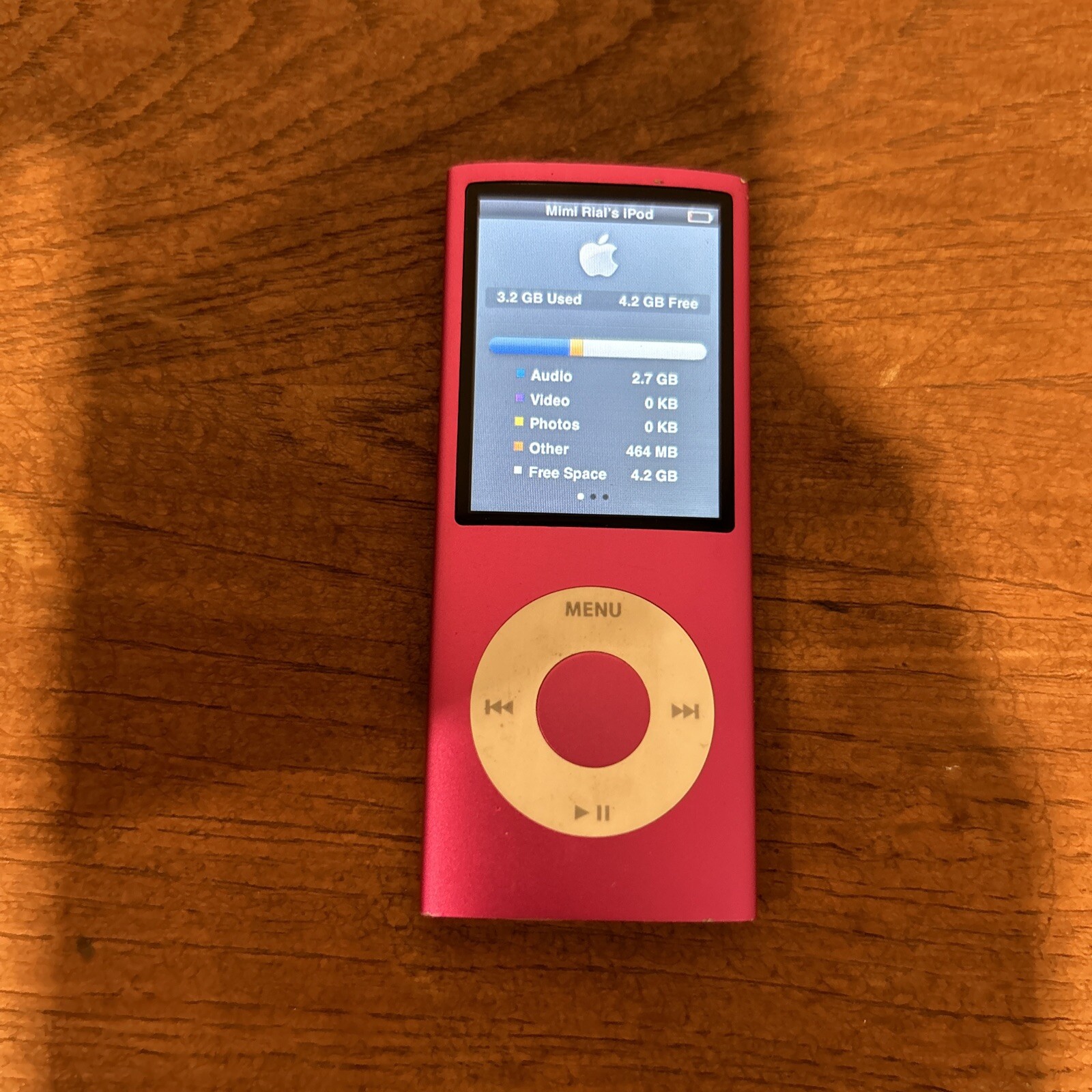 中古 Appleアップル 第6世代 iPod nano 8GB オレンジ Apple iPod オレンジ iPod nano 8GB 第6世代 オレンジ 美品 バッテリー
