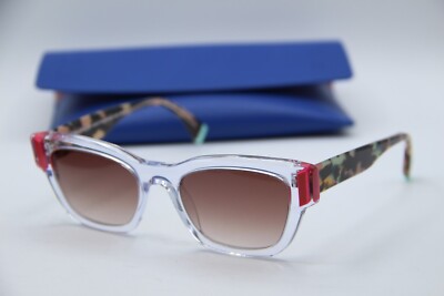 NEW FACE A FACE VERSO 1 COL.913 CAT.2 CLEAR TRT GRADIENT SUNGLASSES W/CASE 52-20