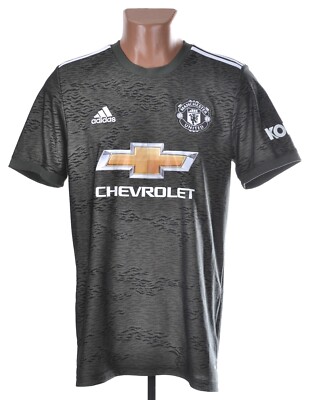 Manchester United 2020/2021 Auswärts Fußball Trikot Adidas Größe M Erwachsene