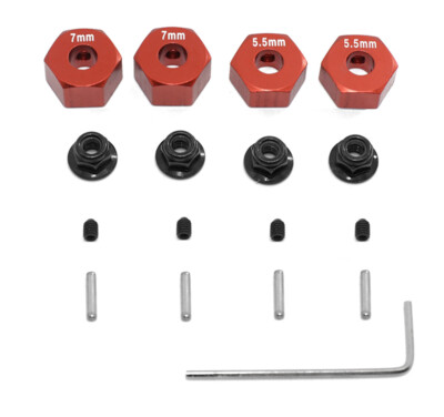 スタンピードページ 12mm Hex Wheel Adapters for 1/10 Slash 2WD, Stampede 2WD, Rustler