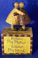 Suzi Skoglund Blossom Bucket Forever My Mother Forever My Friend Figurine