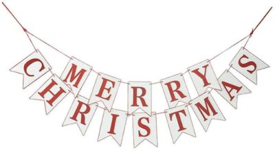 Yuletide Gathering 4 Ft Merry Christmas Banner Holiday Wall Decor