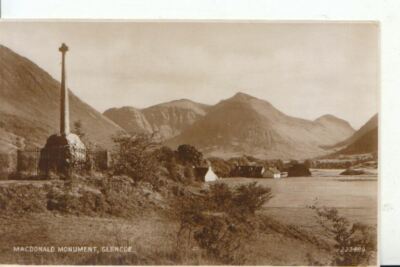 Schottland Postkarte - MacDonald Monument - Glencoe - Argyllshire - RP - Ref ZZ5823