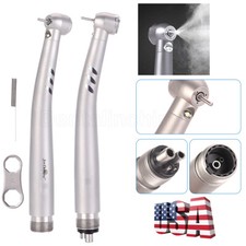 Dental LED Fiber Optic E-generator High Speed Handpiece Torque Head 2Hole/4Holes
