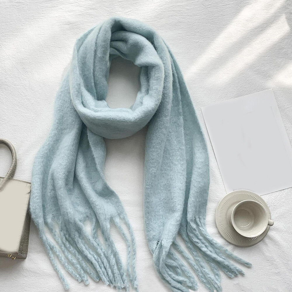 PFLife Wollschal Damen 200x70cm - Weicher Winter Schal Mit Kaschmir Gefühl & Geschenkbox