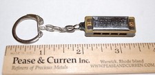 Hohner "House of Blues" Harmonica Key Chain AS IS Pre-owned