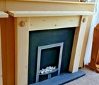 NEW ROSE DESIGN FIRE SURROUND MANTLE FIREPLACE free postage