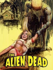 THE ALIEN DEAD - Rare Fred Olen Ray Blu-ray Buster Crabbe signed slipcover