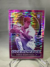 Chris Rodriguez 2021 Panini Chronicles Overdrive PINK PULSAR PRIZM RC ROOKIE #3