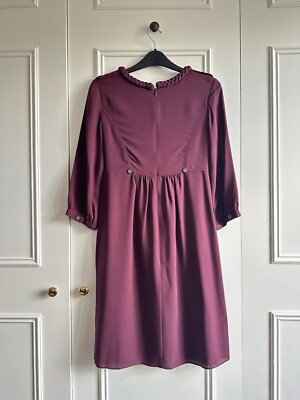 burgundy dress hobbs HOBBS Emilia Dress