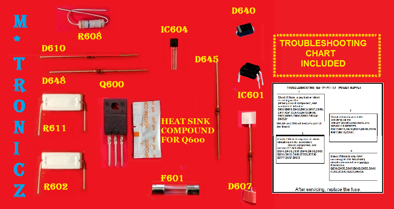 EMERSON LC320EM2 32MF301B/F7 LC320SS2 BA17F1F0102 REPAIR KIT - Foto 11