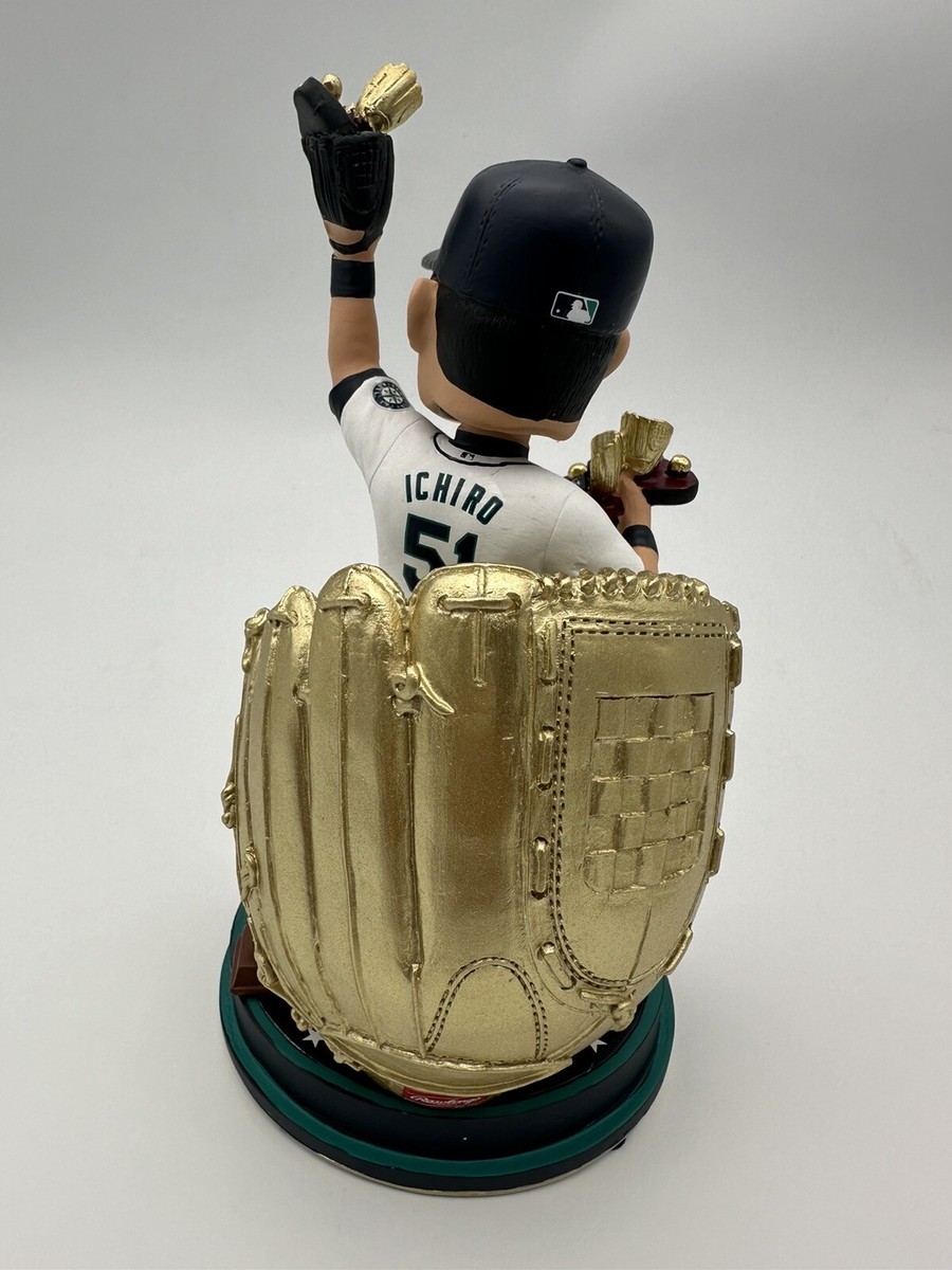 MLB 2007 イチロー GOLD GLOVE BOBBLEHEAD Ichiro Suzuki Seattle Mariners 10x Gold Glove Award