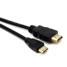 Mini HDMI Compatible Male to HDMI Male Cable 1080p Plug Cord Converter Adapter
