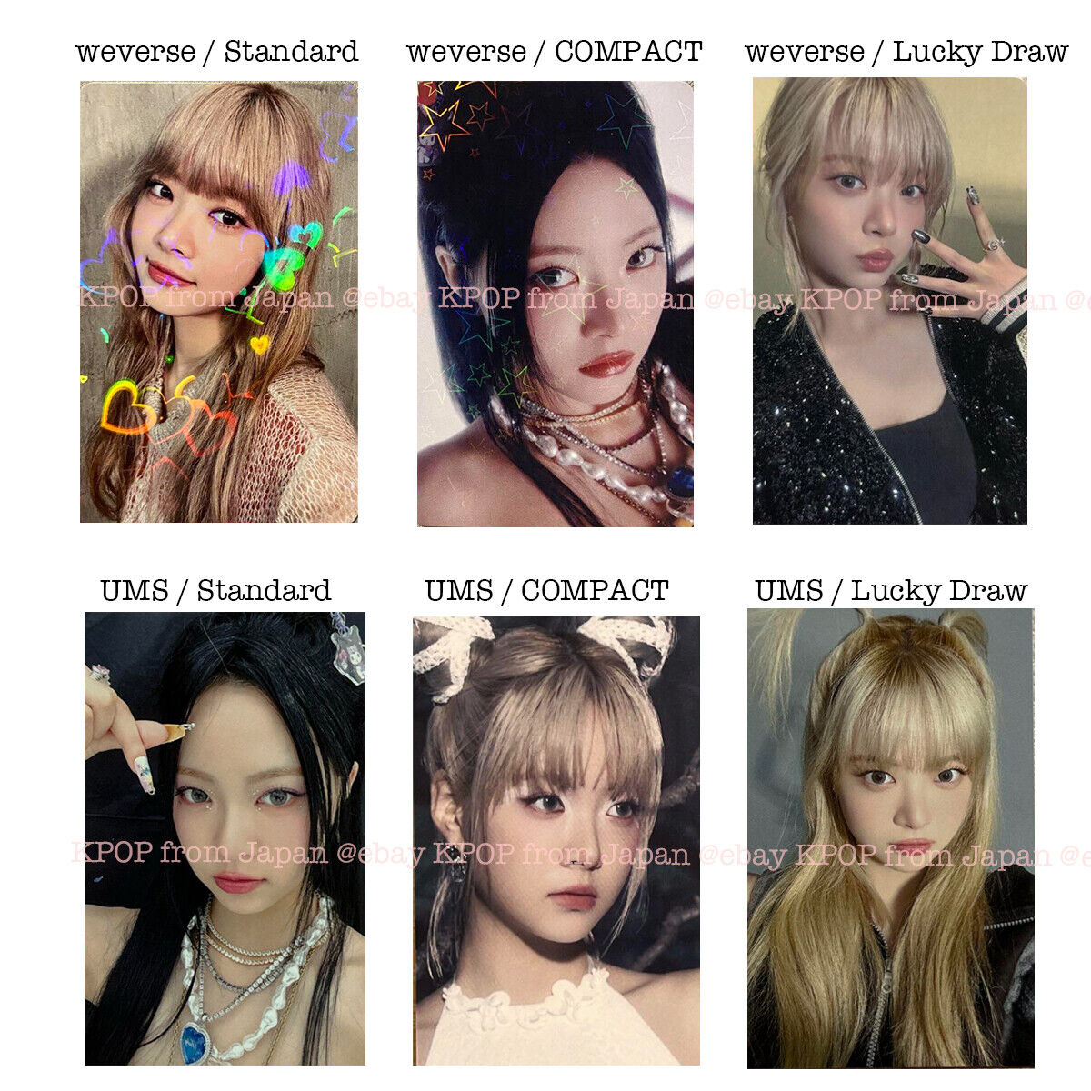EUNCHAE LE SSERAFIM EASY JAPAN Weverse UMS Lucky Draw POB EUNCHAE LE SSERAFIM EASY JAPAN Weverse UMS Lucky Draw POB