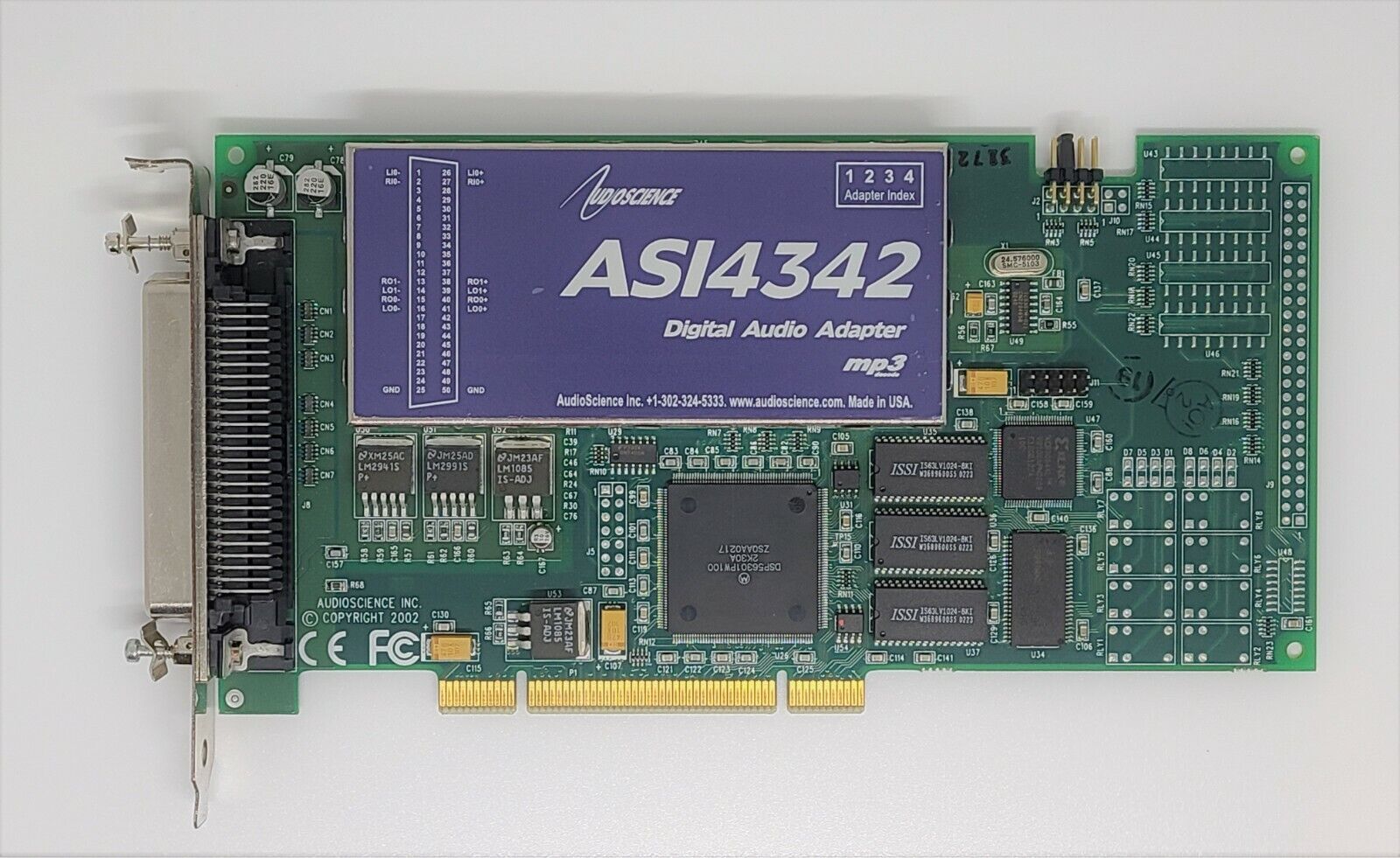 AudioScience ASI4342 Broadcast Multichannel XLR Balanced Audio Sound Card