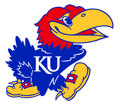 University of Kansas Jayhawks sticker logo NCAA weatherproof bumper vinyl decal