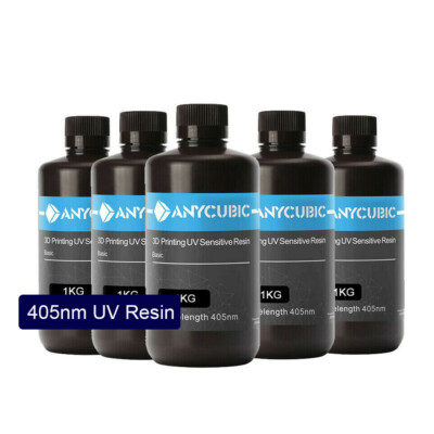 ANYCUBIC 405nm UV Resin 500g/1kg SLA Photopolymer Harz für LCD 3D Drucker Mono X
