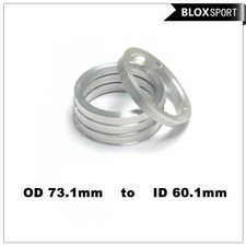 Aluminum Centeric Hub Rings For Toyota Lexus Wheel Hubcentric Rings 60.1 To 73.1
