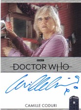 2023 Doctor Who Series 1 - 4 Bordered Autograph Card signed by Camille Coduri