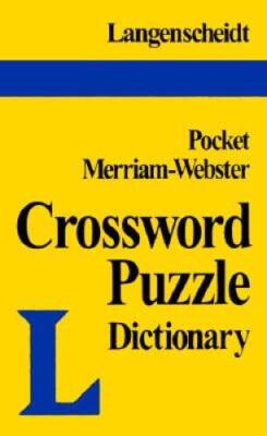 Langenscheidt's Pocket Crossword Puzzle Dictionary - Turtleback - GOOD