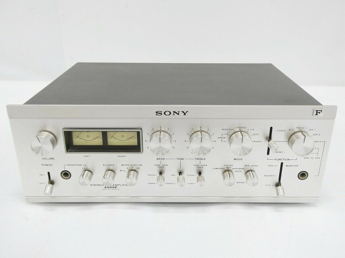 Sony TA-2000F Stereo Preamplifier Tested Good Working | eBay Sony TA-2000F Stereo Preamplifier Tested Good Working | eBay