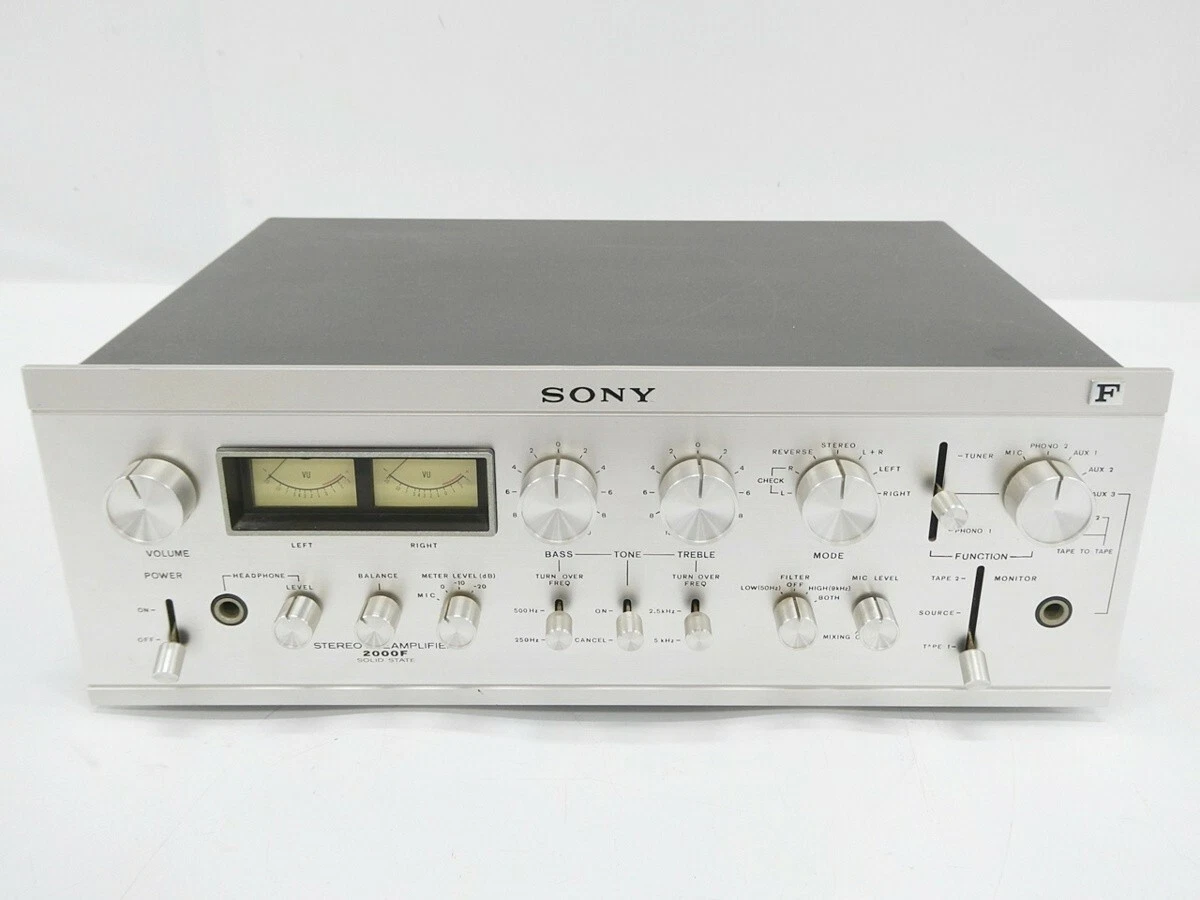 一世を風靡した名器 SONY TA-2000F プリアンプは如何？