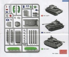PSC GERMAN PANZER IV TANK - 1 QUICK BUILD TANK - 1:72 Scale Model Kit  