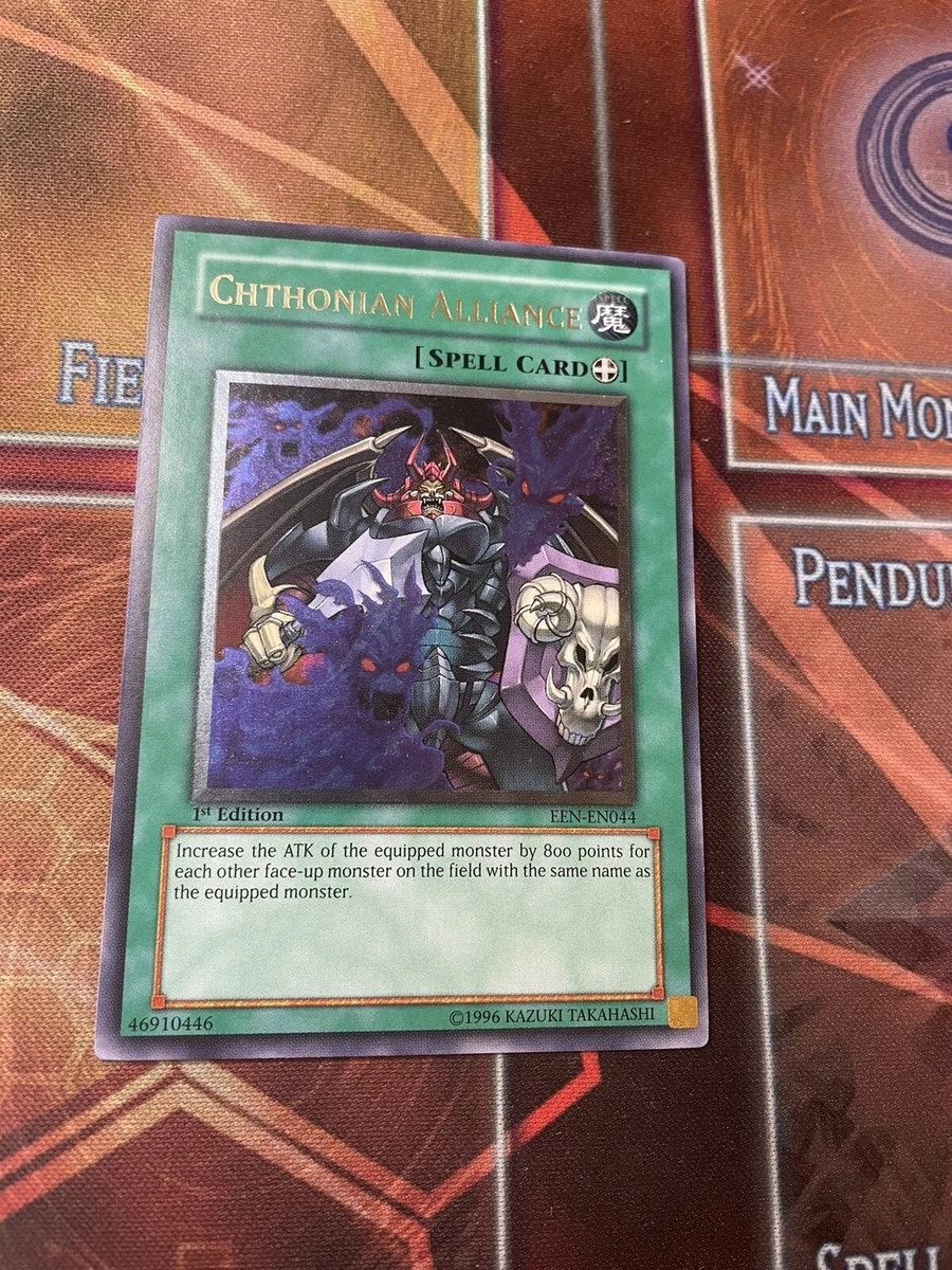 Yugioh! Chthonian Alliance EEN-EN044 Ultimate Rare 1st Edition NM/M