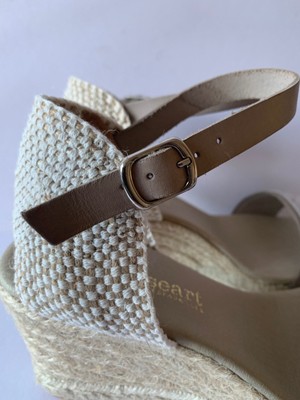 UK6 Paseart Plata Natural Espadrille Wedge Shoes RRP £79 | eBay UK