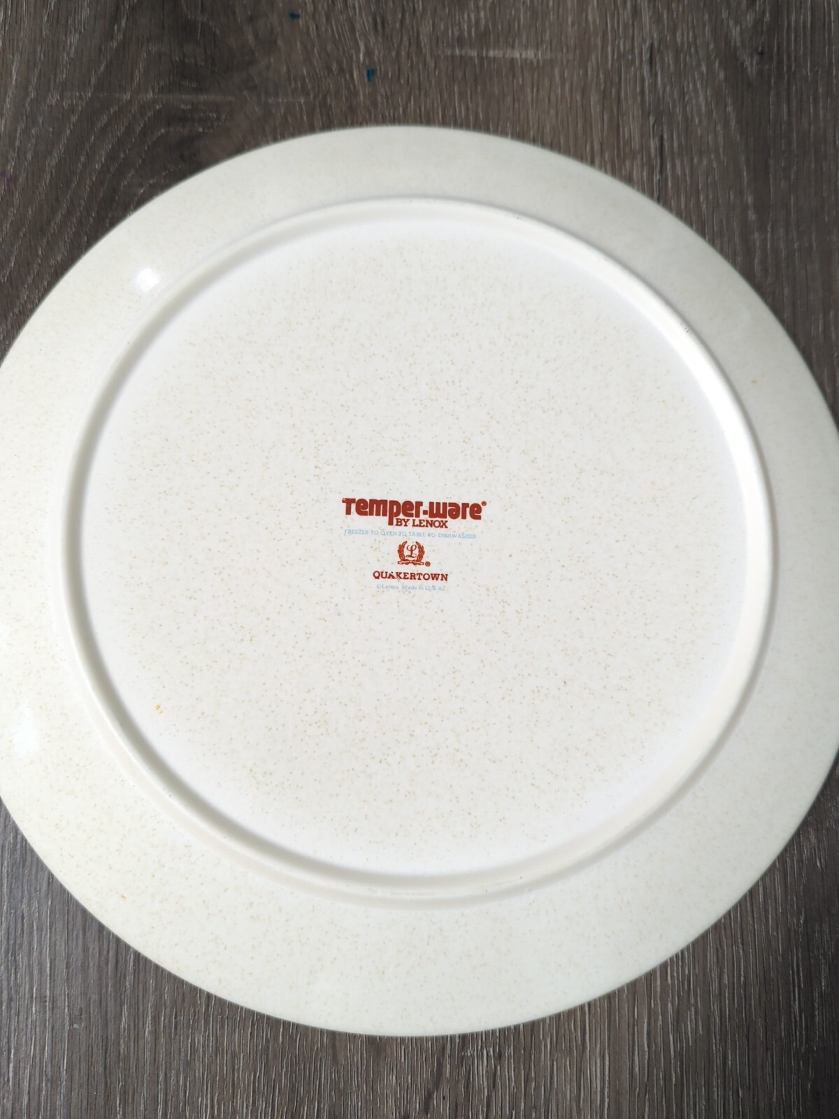 LENOX TEMPERWARE QUAKERTOWN DINNER PLATE 10 3/8" eBay