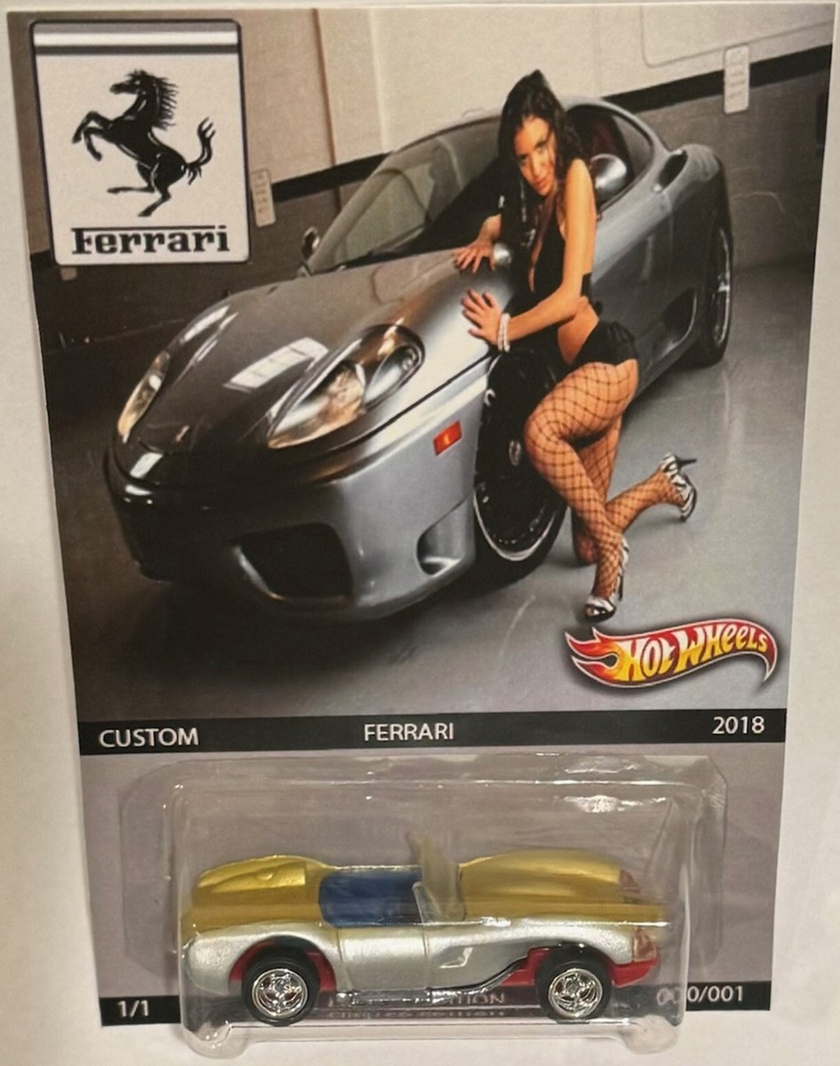 Silver/Gold Ferrari 250 CUSTOM Hot Wheels Ferrari Series w/RR * | eBay