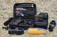 GoPro Hero 10, Gurmoir Action Camera Video Accessory Kit Pack Black Clamp Bundle