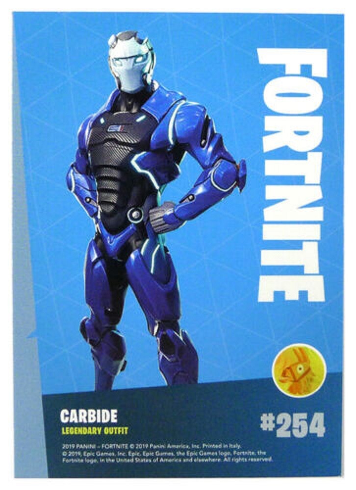 LEGENDARY CARD # 254 CARBIDE 2019 Panini Fortnite Series 1