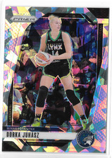 2024 Panini Prizm WNBA Cracked Ice #123 Dorka Juhasz Minnesota Lynx UConn