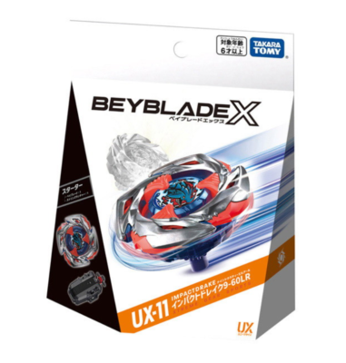 BEYBLADE X UX-11 Starter Impact Drake 9-60LR Set Japan Brand New
